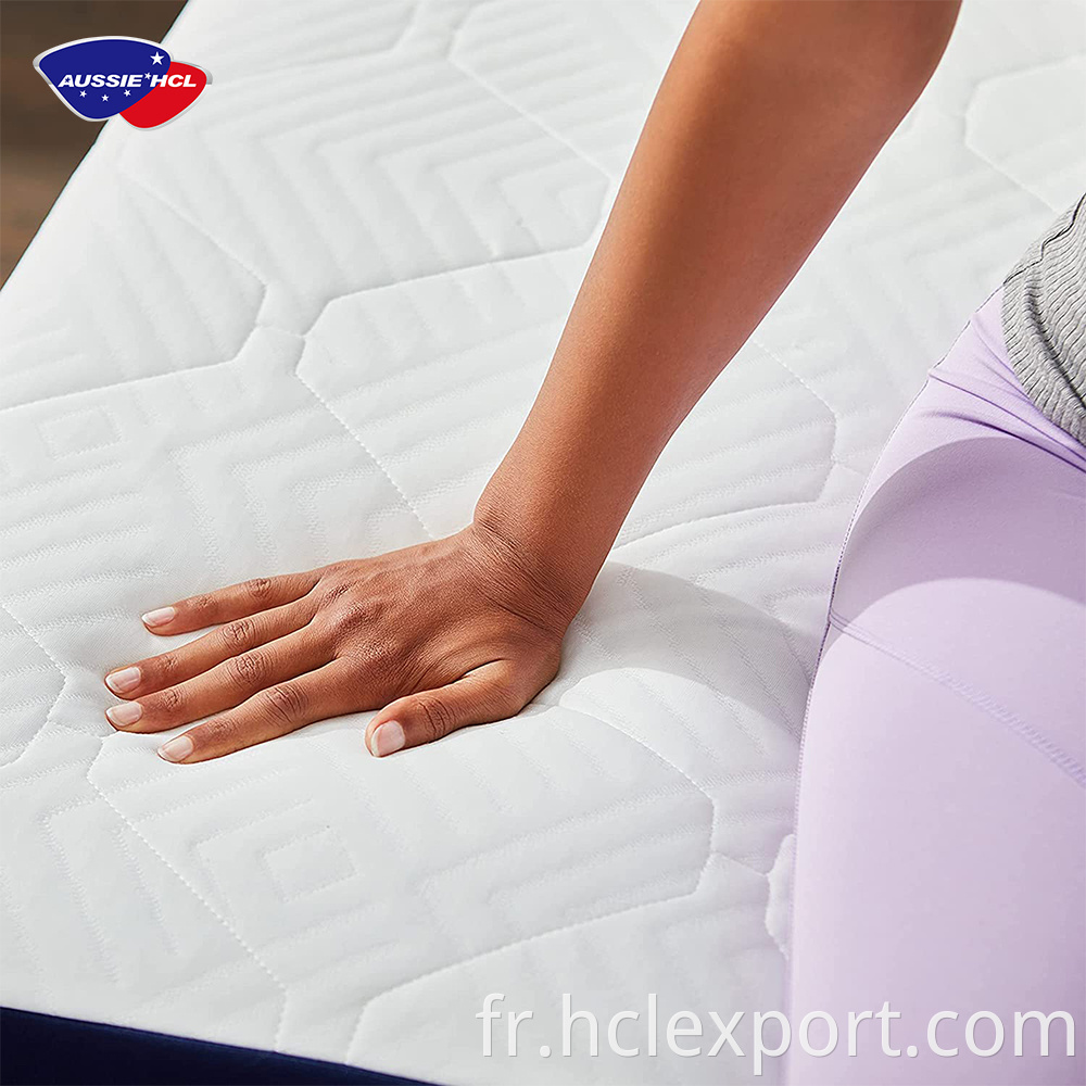 Matelas King Queen Premium Protector Luxury Pocket Spring Gel Memory Sleep bien pleine taille matelas en mousse hybride